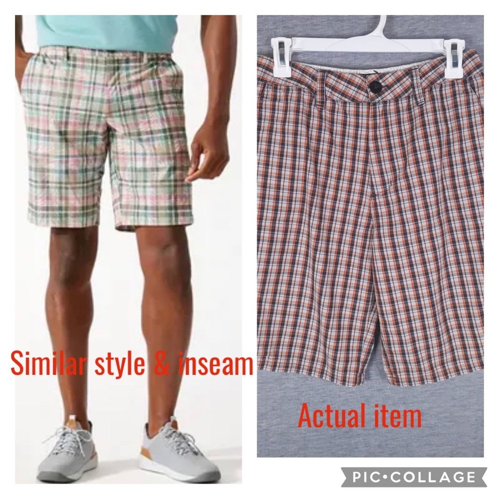 2x 👯‍♀️Host Pick⚡️Hurley Plaid Shorts